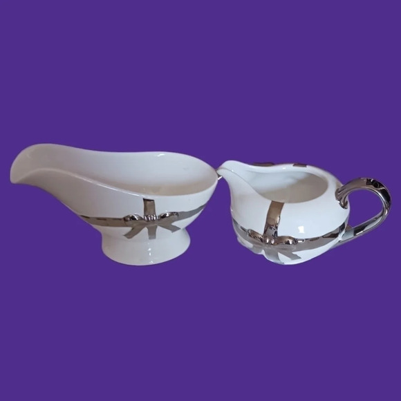 Cynthia Rowley set of 3 pcs bow serving - Picture 3 of 5